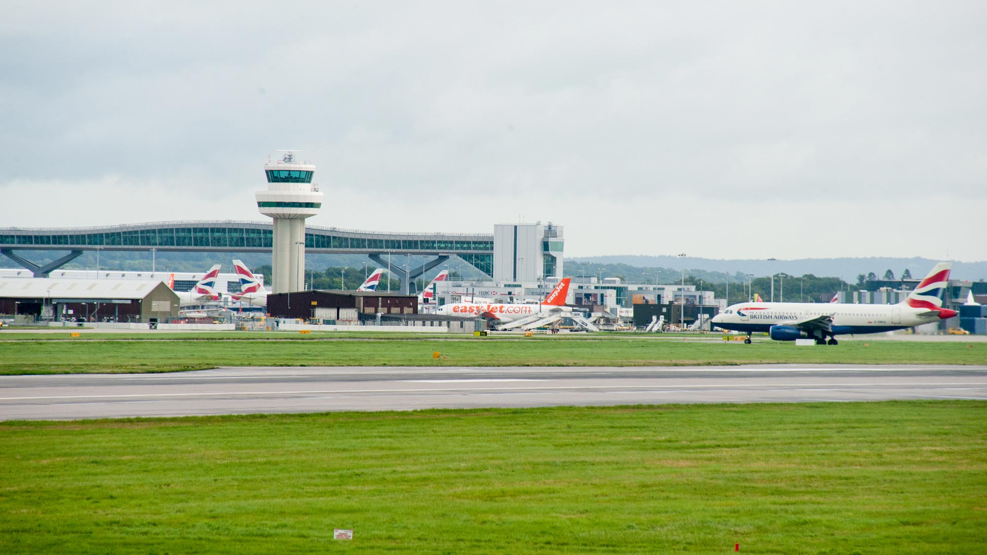 Runway at Gatwick Airport