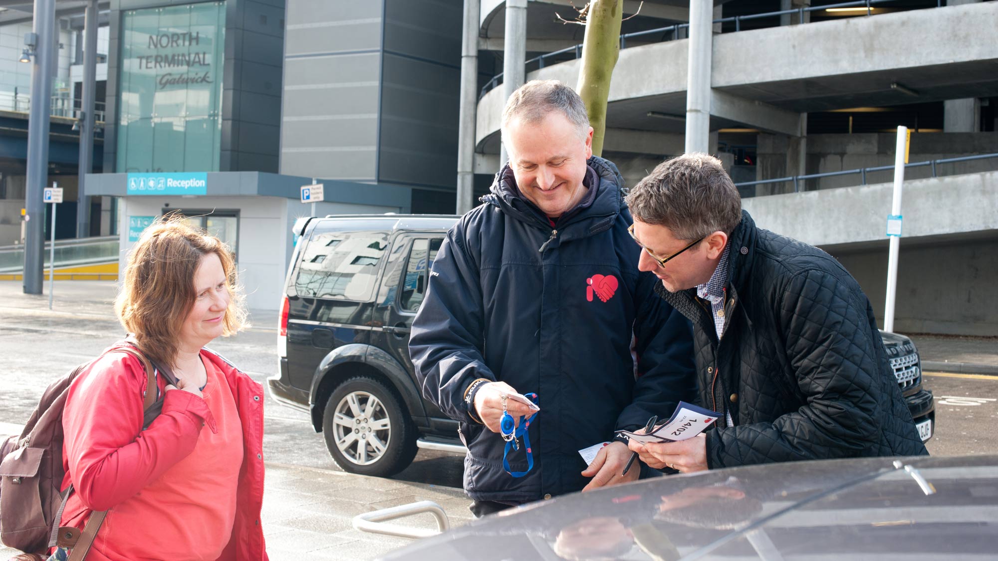 Rob providing a meet and greet service