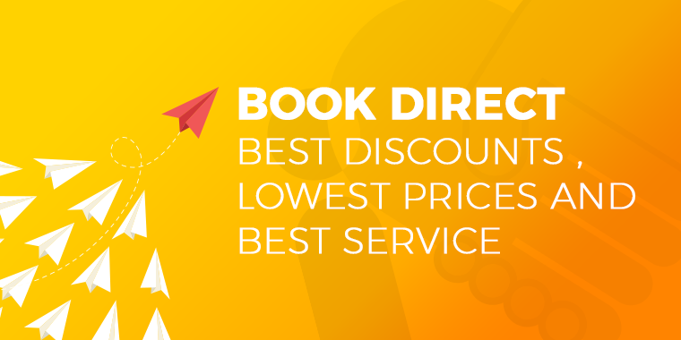 Book direct for best prices