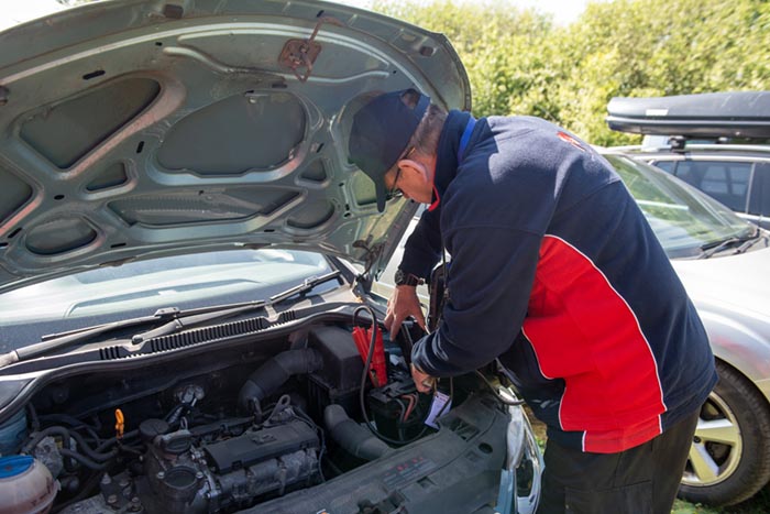 starting the car
