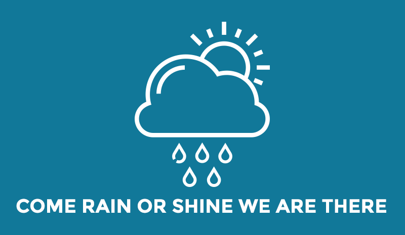 Rain or shine we care